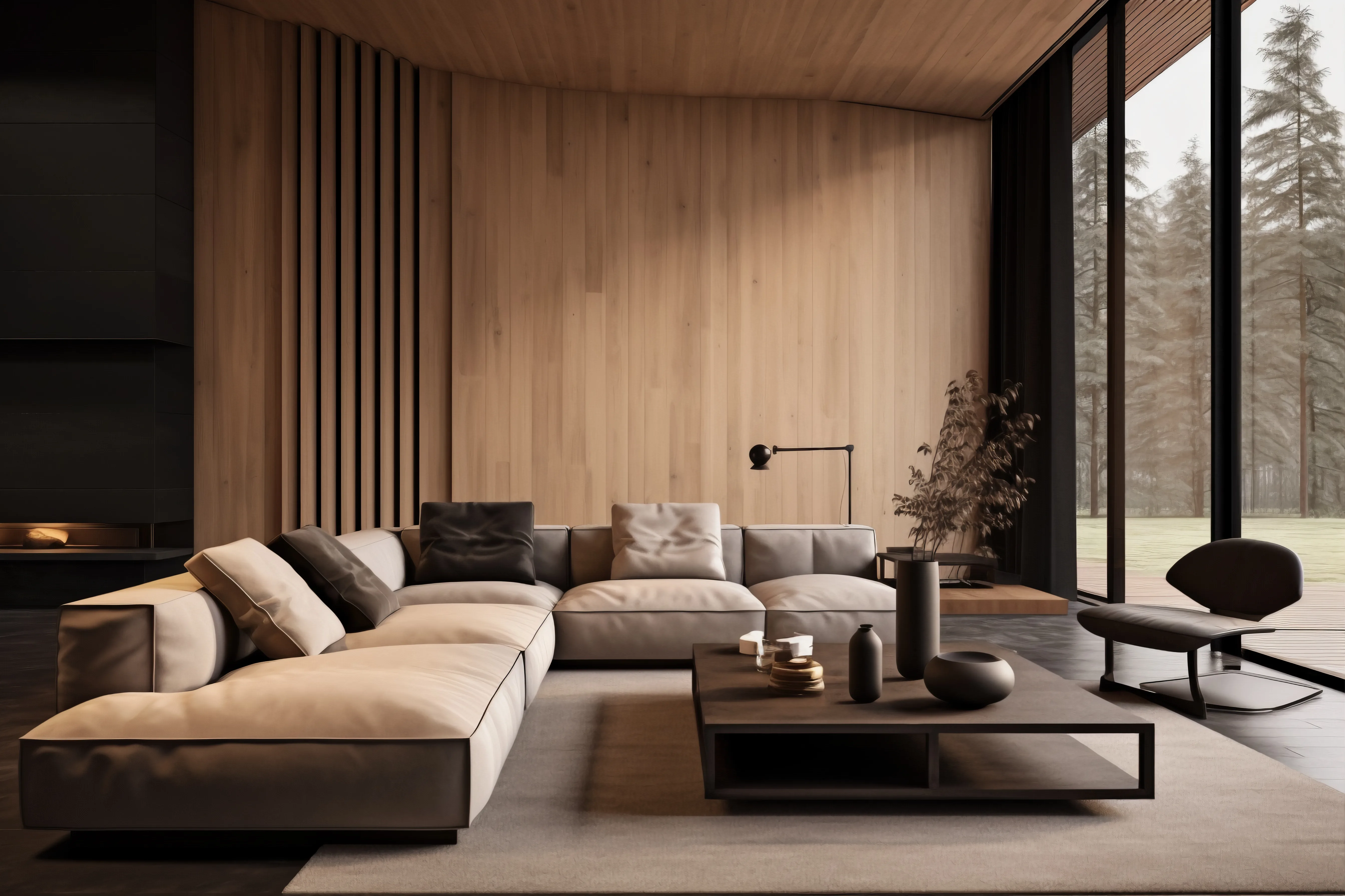 Minnetonka Modern Concept — master bedroom